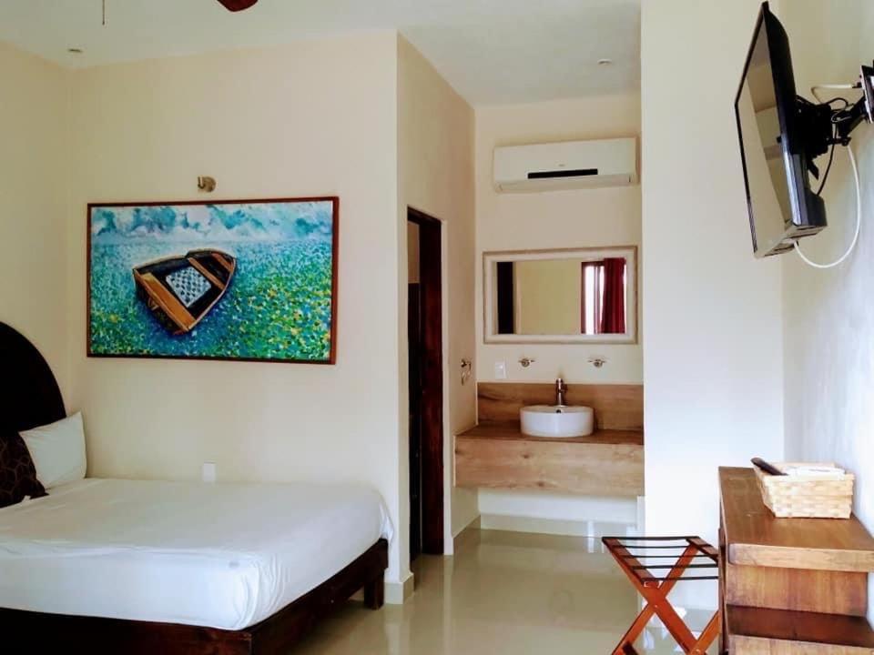 Cedro Rojo Hotel Bacalar Ngoại thất bức ảnh